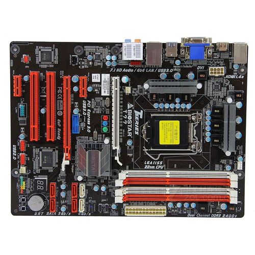 Carte mre Biostar T77 Intel H77 LGA 1155 DDR3 32GB ATX