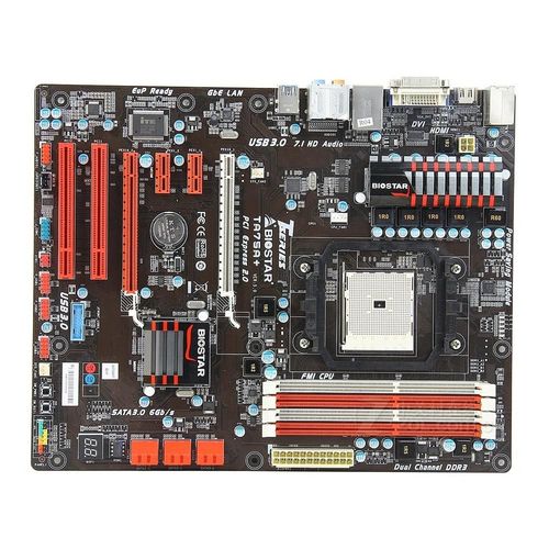 Carte mre Biostar TA75A+ AMD A75 Socket FM1 DDR3 32GB ATX
