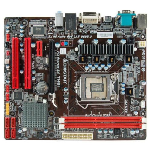 Carte mre Biostar TH61 Intel H61 LGA 1155 DDR3 8GB Micro ATX