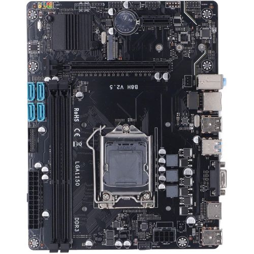 Carte Mre D'Ordinateur,Carte Mre De Jeu Lga 1150,Mob Ddr3 32 Go Avec Nvme M.2,Emplacement Graphique Pci-E X16,Carte Rseau Gigabit Intgre
