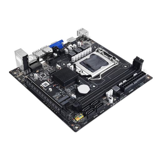 Carte MRe D'Ordinateur H61S LGA 1155 2XDDR3 Emplacements Jusqu' 16G PCI-E 16X 100M Ethernet ITX H61 Carte MRe de Bureau