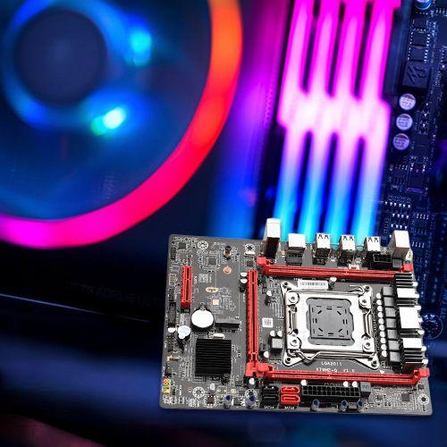 Carte Mre D'ordinateur X79m2-q 64 Go Atx Lincome 2011 Pc Carte Principale 2 X Ddr3 8 X Usb2.0 7 Phases Alimentation 1 X Pci-e 16x Foulant La Fente