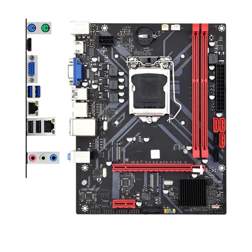 Carte Mre De Bureau B85m Vhl Avec 1 X Ddr3 1600 Mhz 8g Ram Lga 1155 Pour Processeur I3 I5 I7 Usb 3.0 Sata Prend En Charge Jusqu' 16 Go