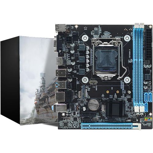 Carte Mre De Jeu H81,Lga 1150 Motherboard Double Canal Ddr3 Carte Mre D'Ordinateur De Bureau 6 Gb/S Pour I3 I5 I7,Pour E3 V3,Pour G Series Sata Carte Pour Ordinateur De Bureau