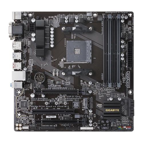 Carte mre GIGABYTE AB350M-D3H AMD B350 Socket AM4 DDR4 64GB Micro ATX