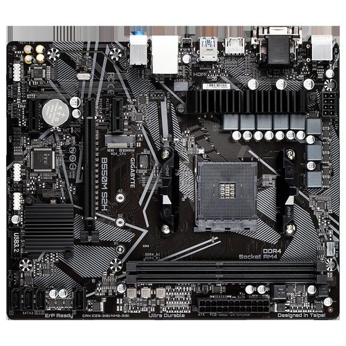 Carte mre GIGABYTE B550M S2H AMD B550 Socket AM4 DDR4 64GB Micro ATX