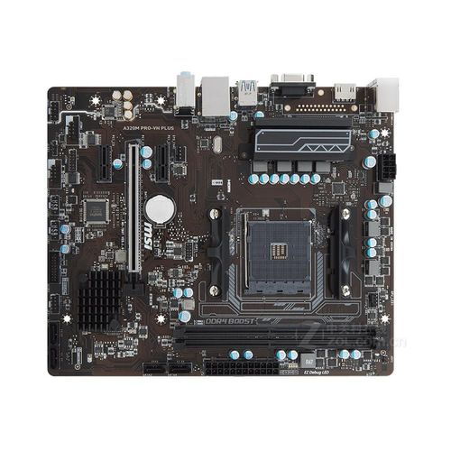 Carte mre MSI A320M PRO-VH PLUS AMD A320 Socket AM4 DDR4 32GB Micro ATX