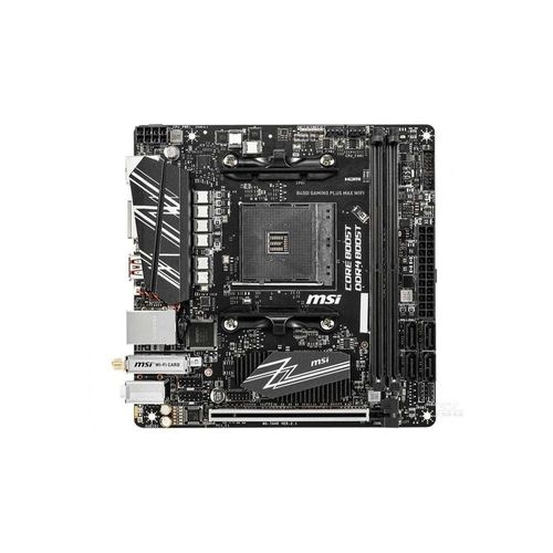 Carte mre MSI B450I GAMING PLUS MAX WIFI AMD B450 Socket AM4 DDR4 64GB Mini-ITX