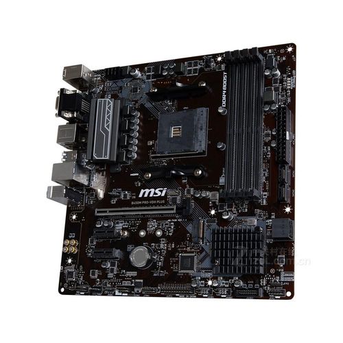 Carte mre MSI B450M PRO-VDH PLUS AMD B450 Socket AM4 DDR4 64GB Micro ATX