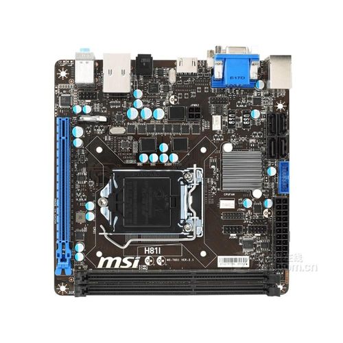 Carte mre MSI H81I Intel H81 LGA 1150 DDR3 16GB Mini-ITX
