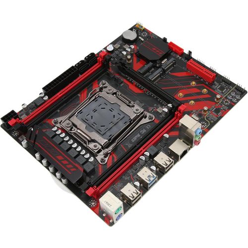 Carte Mre X99 Lga 2011 V3 Carte Mre Pc Mmoire Ddr4 4 Canaux Avec Carte Lan Gigabit Rtl8111G Carte Mre De Jeu Pour L'Exploitation Minire