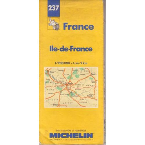 Carte Michelin N 237   Ile-De-France.  237