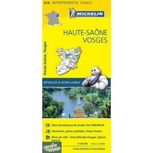Carte Michelin N314:Haute-Sane;Vosges 11314aa Isbn:978-2-06-720216-0   