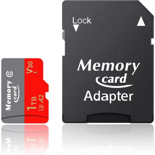 Carte Micro 1024go, Carte Uhs-I Avec Adaptateur, Jusqu' 100mo/ S De Lecture, Carte Mmoire V30 U3 C10 Tf Pour Camras, Drones-B1024go[Gop6252413]