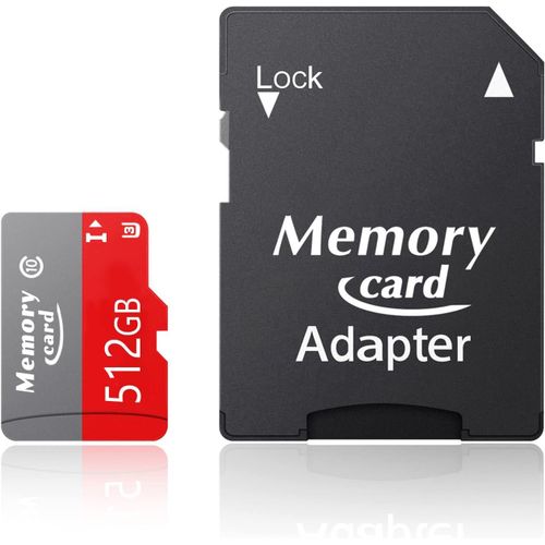 Carte Micro 512go, Carte Uhs-I Avec Adaptateur, Jusqu' 100mo/ S De Lecture, Carte Mmoire V30 U3 C10 Tf Pour Camras, Drones-B512go[Gop6252411]
