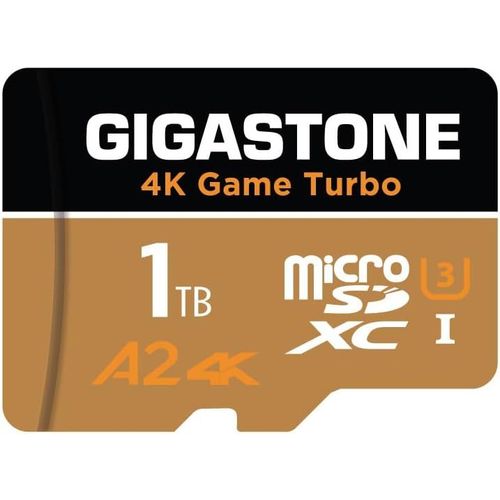 Carte Micro Sd Game Turbo De 1 To, Uhs-I U3 C10 Classe 10 Compatible Nintendo Switch, Vido 4K Uhd 100 Mo/S, Avec [Rcupration De Donnes Gratuite De 5 Ans][SDC631059]