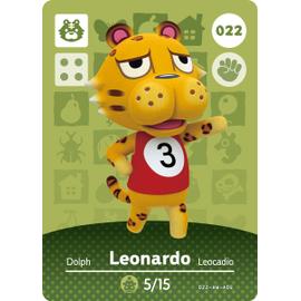 Carte NFC Amiibo Animal Crossing New Horizons Serie 1, Compatible avec  Nintendo Switch/Lite/Wii U/3DS - Leonardo 022