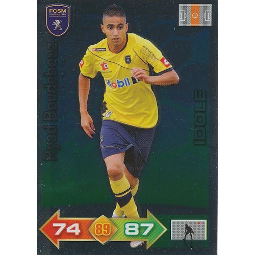 Carte Panini Adrenalyn Xl Foot - 2011-2012- Ryad Boudebouz