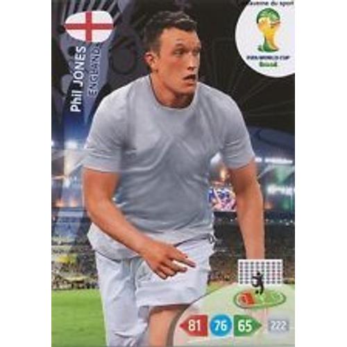 Carte panini foot adrenalyn fifa world cup brazil 2014 Phil Jones | Rakuten