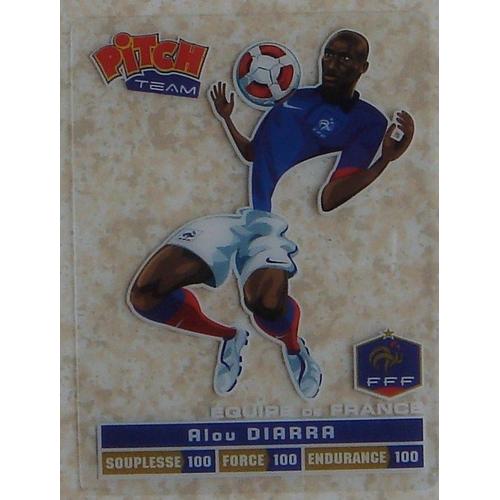 Carte Pitch Team : Alou Diarra - quipe De France Fff