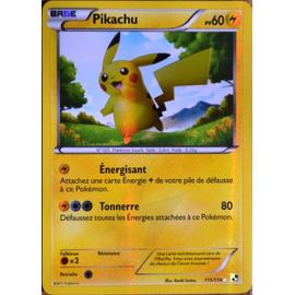 Carte Pokemon 115 114 Pikachu Secrete Serie Noir Blanc Neuf Fr Rakuten
