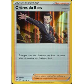 Carte Pokémon Ordres du Boss 154/192 Holo Clash des Rebelles 100% Neuve