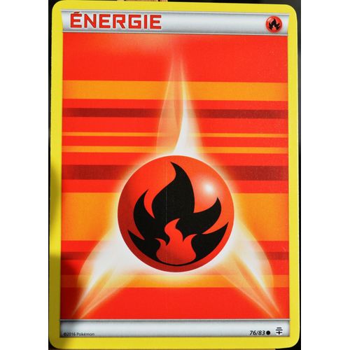Carte Pokmon 76/83 nergie Feu Srie Gnrations Neuf Fr