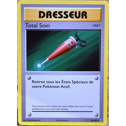 Carte Pokmon 78/108 Total Soin Xy - Evolutions  Neuf Fr