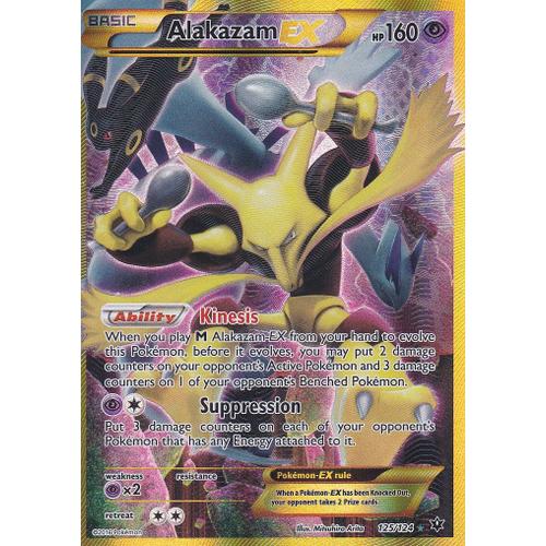 Carte Pokemon Alakazam Ex 125 124 Secrete Rare Xy10 Impact Des