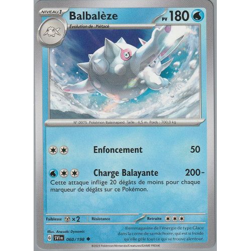 Carte Pokemon - Balbalze