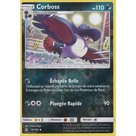 Carte Pokemon Corboss 110 pv Noir et Blanc Dragons Exaltés rare !!! 
