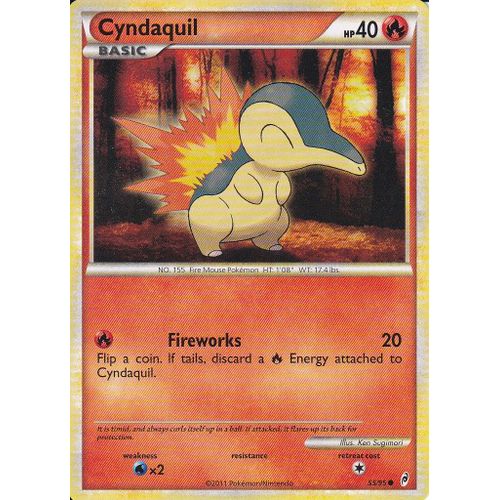 Carte Pokemon - Cyndaquil ( Hericendre )