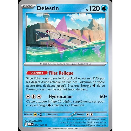 Carte Pokemon Delestin 054/182  Ev4 Ecarlate Et Violet Par Fr