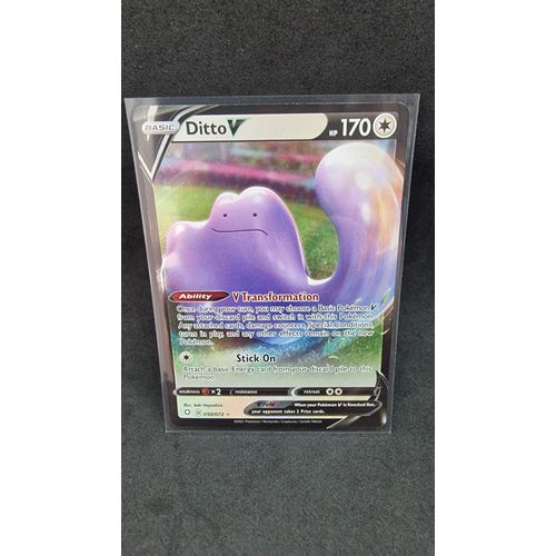Carte Pokemon Ditto V 050/072 Anglais
