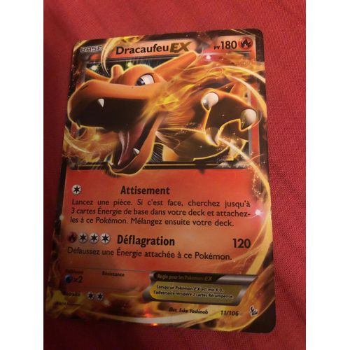 Carte Pokemon Dracaufeu Ex