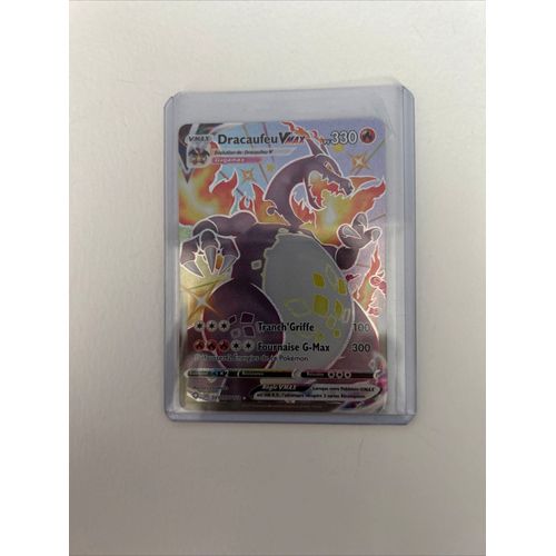 Carte Pokémon Dracaufeu Vmax Shiny Cartes de jeux Rakuten