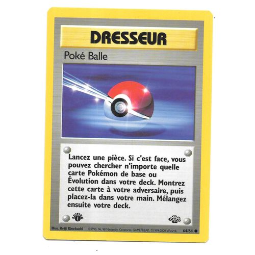 Carte Pokmon - Dresseur Pok Balle 64/64 [Premiere Edition]