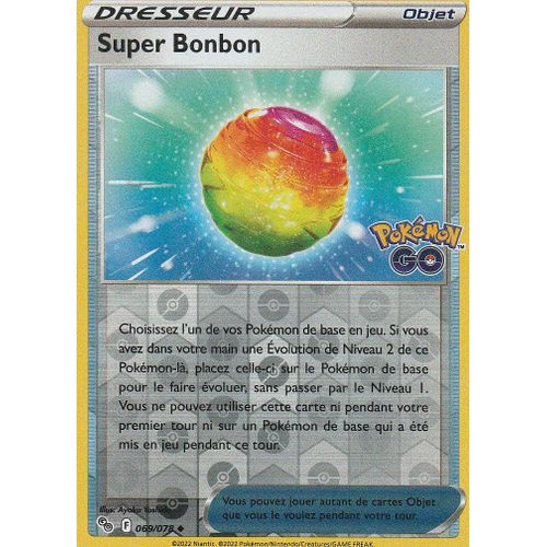 Carte Pokemon Dresseur Super Bonbon 069/078 reverse EB10,5 Pokemon Go Rakuten