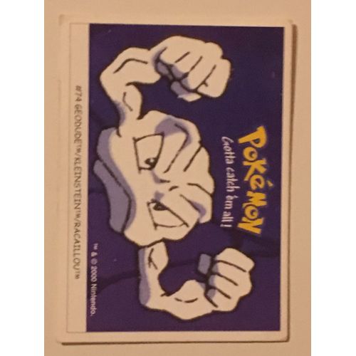 Carte Pokmon Dunkin Boomer - N.74 Geodude/Kleinstein/Racaillou