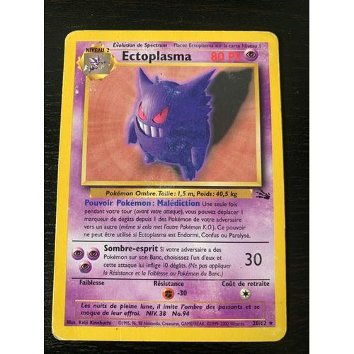 Carte Pokemon Ectoplasma 20/62 Fossile