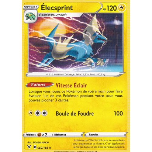Carte Pokemon - Elecsprint