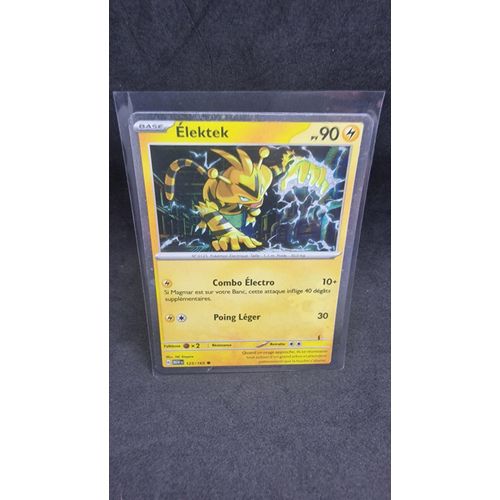 Carte Pokemon Elektek 125/165