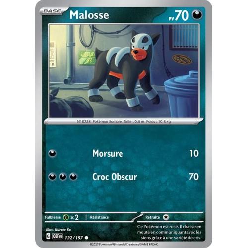 Carte Pokmon - Malosse