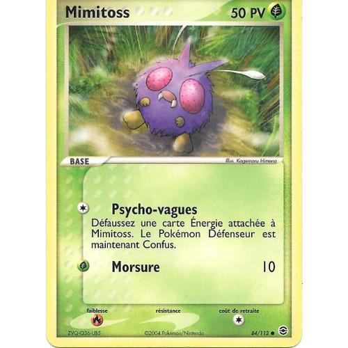 Carte Pokemon Mimitoss 84/112 50 Pv