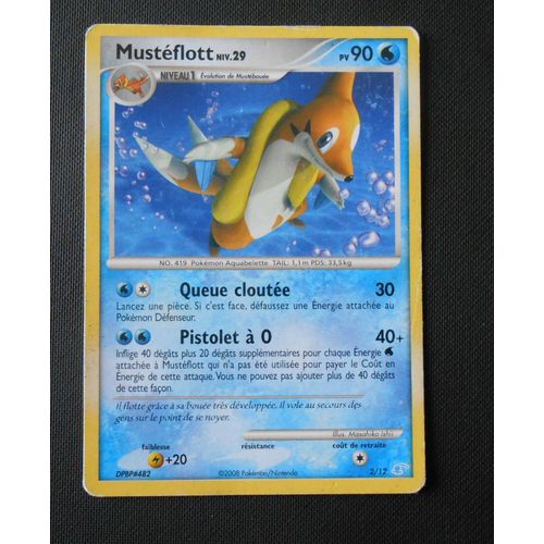 Carte Pokemon Musteflott Niv.29 Vf. 2/12