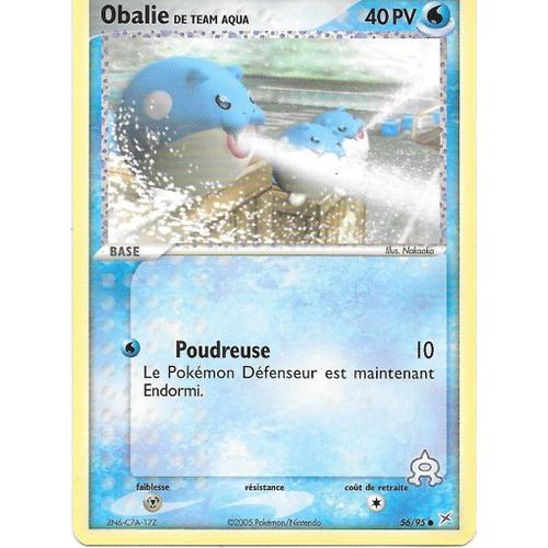 Carte Pokemon - Obalie 56/95 40 Pv