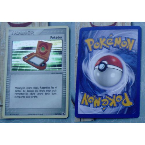 Carte Pokémon Pokédex 96/112 HOLO Rouge Feu Vert Feuille Rakuten