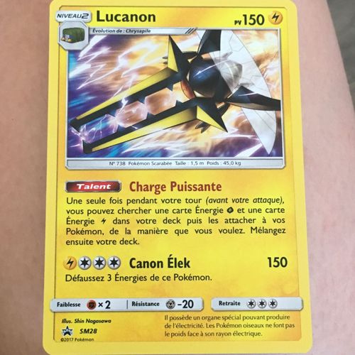 Carte Pokemon Promo Lucanon Holo Sm28 Soleil Et Lune 2