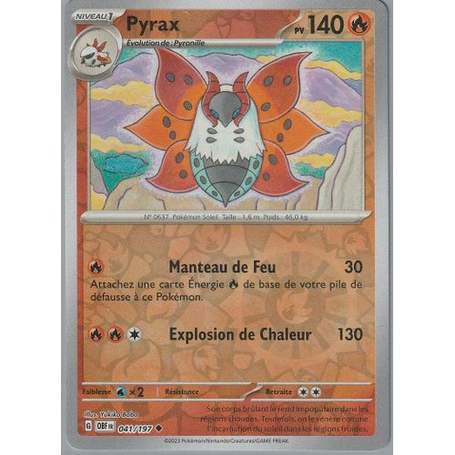 Carte Pokmon - Pyrax