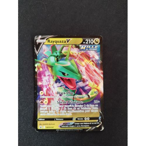 Carte Pokmon Rayquaza Mille Poings V Pv 210 2021
